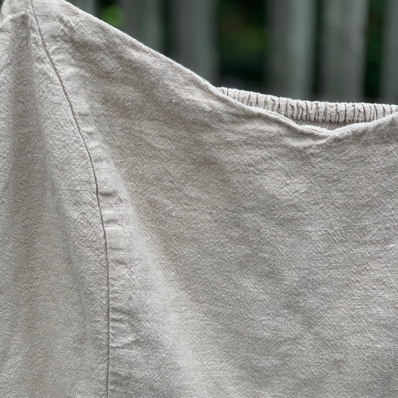 Old Navy Taupe Linen Dress - Picture 2 of 2